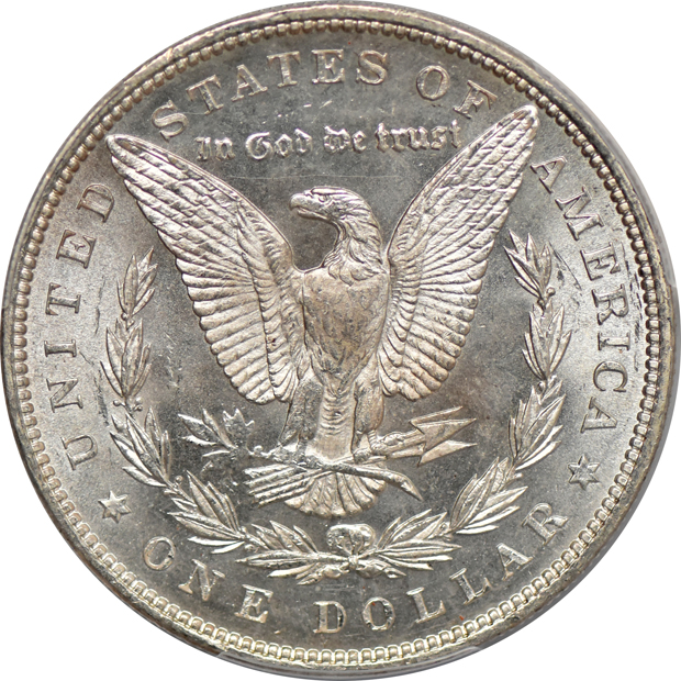 1886, 1887, and 1898-O, all PCGS MS-66