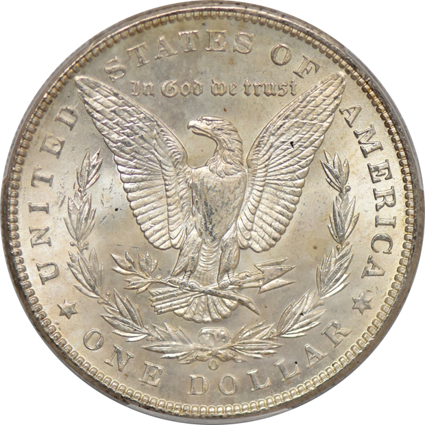 1886, 1887, and 1898-O, all PCGS MS-66