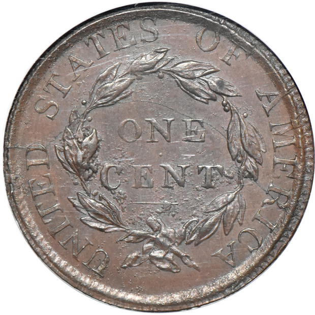 1823 Copper Restrike NGC MS-64 BN