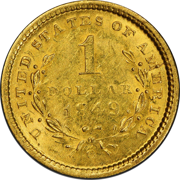 1849-O PCGS AU-58 CAC