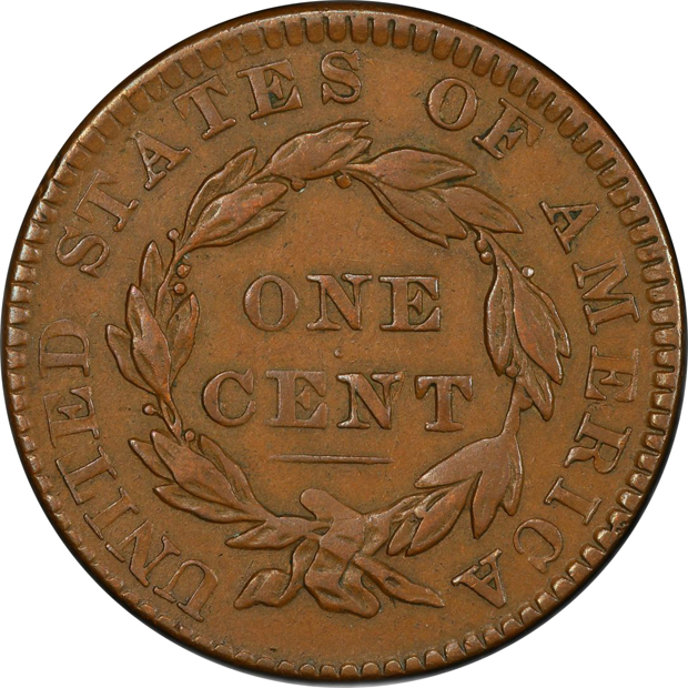 1830 Medium Letters PCGS VF-25