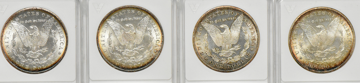 Seven 1878-CC ANACS MS-63
