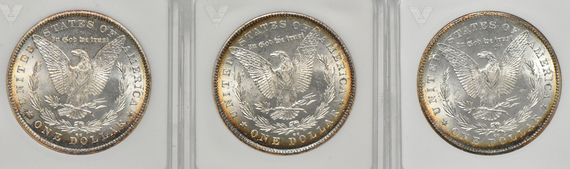 Six 1878-CC ANACS MS-62