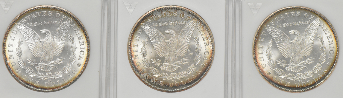 Six 1878-CC ANACS MS-62