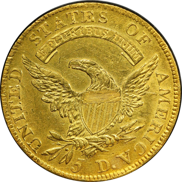 1809/8 PCGS AU details/plugged