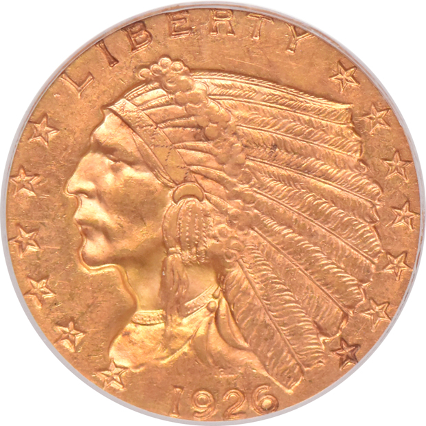 1910 and 1926, both PCGS MS-62 (green label)