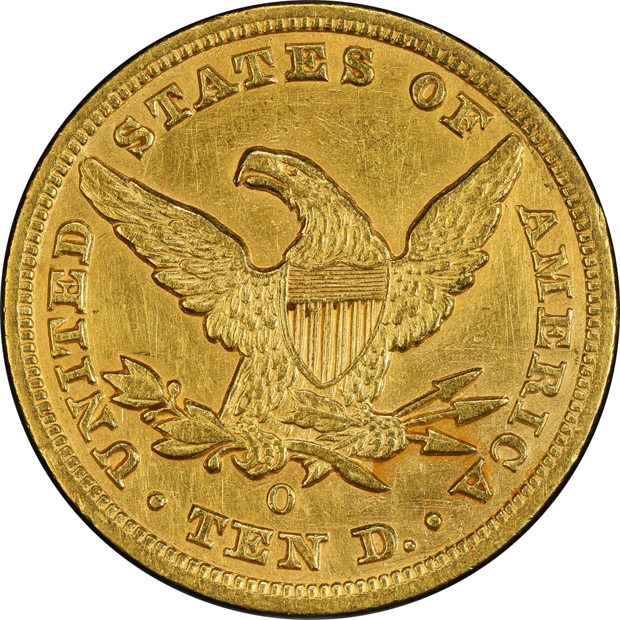 1851-O PCGS XF details/harshly cleaned