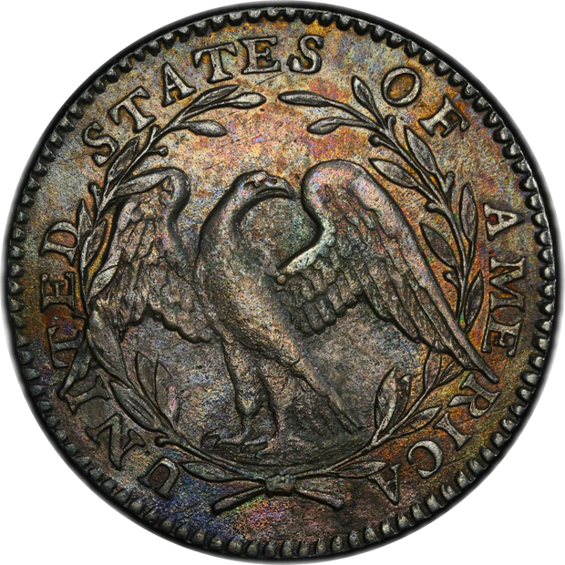 1795 PCGS AU details/corrosion removed