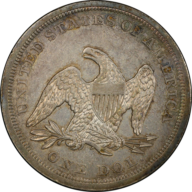 1843 PCGS AU-50