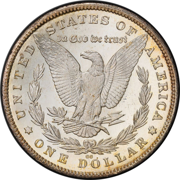1880-CC 8/Low 7 PCGS MS-63 CAC