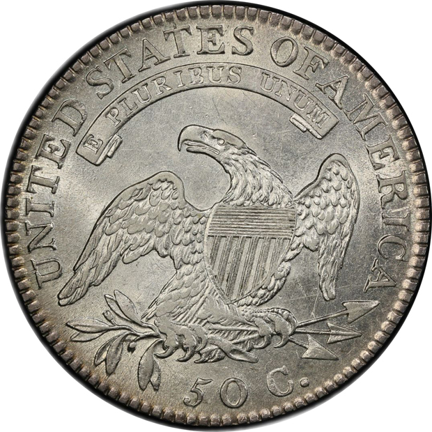 1819/8 Large 9 PCGS AU-53