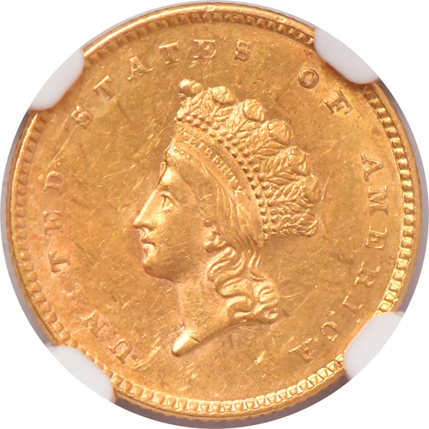 1855 NGC MS-61