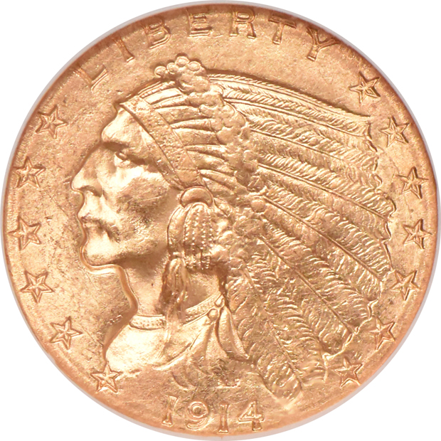 1914 MS-61, and a 1914-D MS-62, both NGC