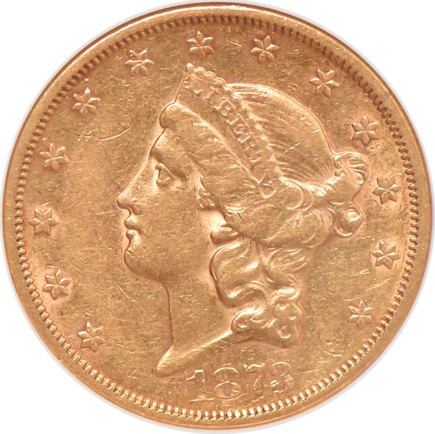 1873 Open 3 MS-61, and an 1873-S Closed 3 XF-45, both NGC