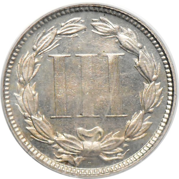 1873 Closed 3 PCGS PR-64