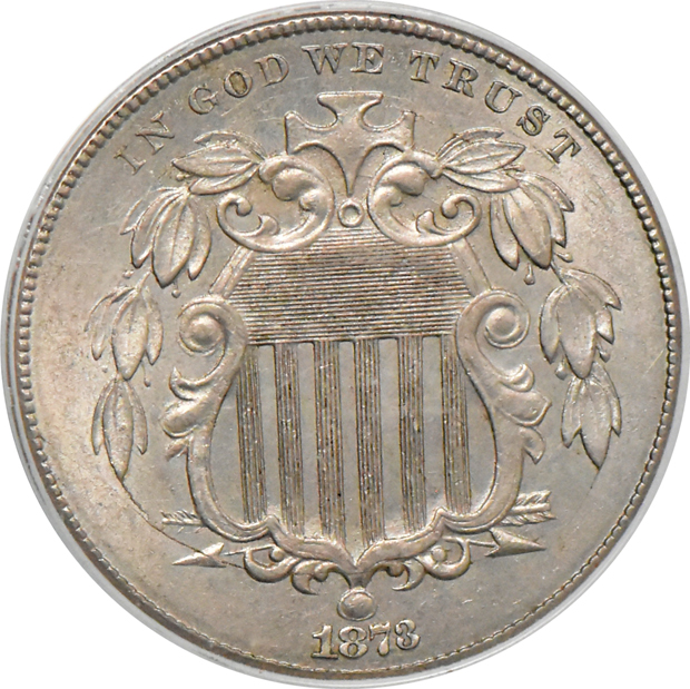 Two 1873 Closed 3 PR-64, both PCGS (green label)
