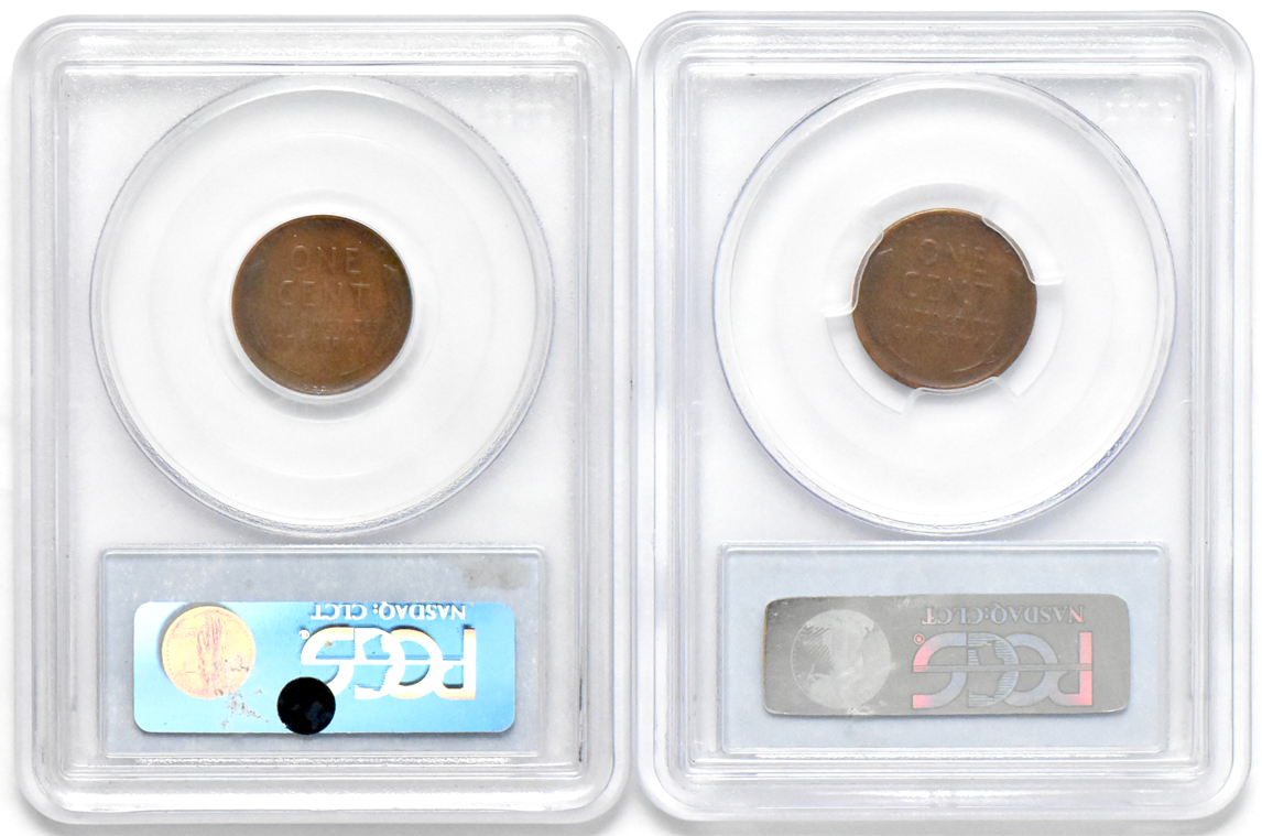 Collection of Lincoln cents in two Dansco albums