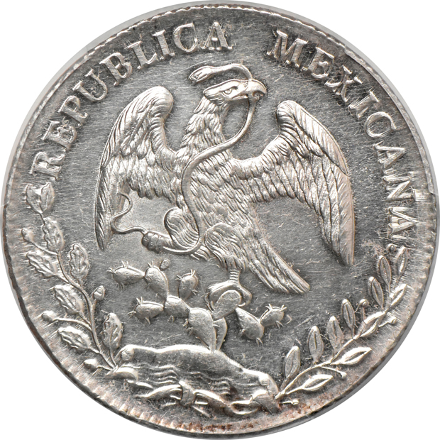 Mexico - 1860-Mo FH 8 reales, and an 1889-Ga JS 8 reales, both PCGS MS-63