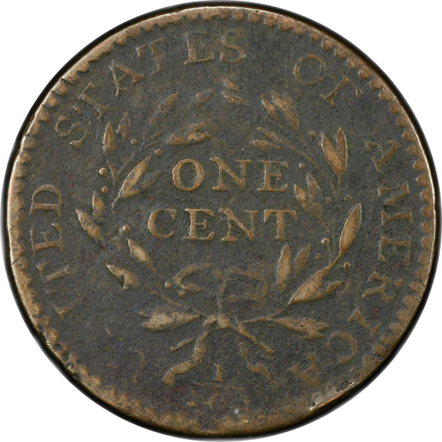 1794 Head of 1794 S-57 PCGS VF details/environmental damage