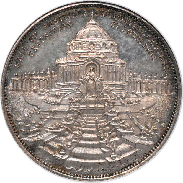 1904 President Roosevelt Louisiana Purchase Expo HK-308 NGC PF-63