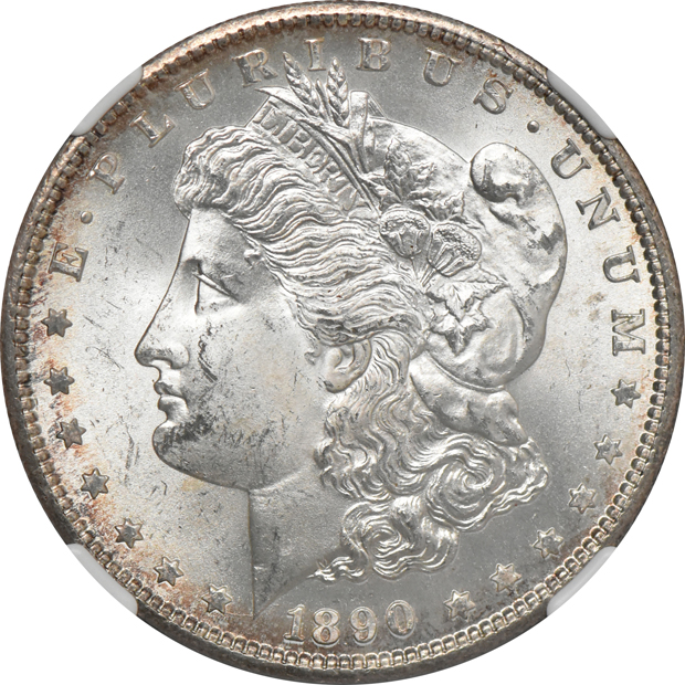 1890-O PCGS, and an 1890-S NGC, both MS-64