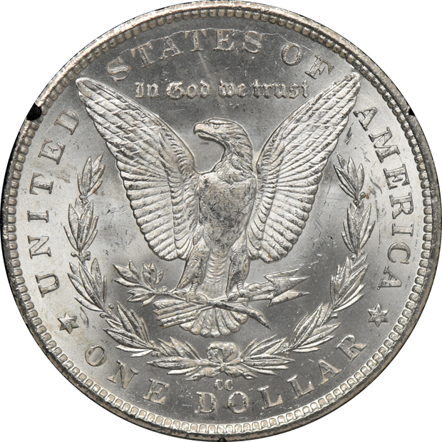 1883-CC GSA MS-62, and an 1884-CC GSA MS-63, both ANACS
