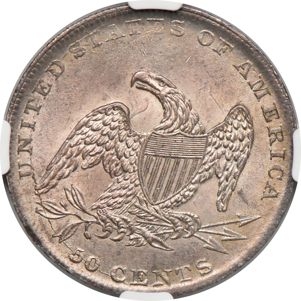 1837 Reeded Edge NGC MS-62