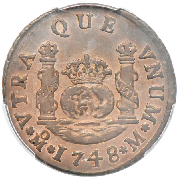 Mexico - 1748-Mo M 2 reales VF-30, and a 1761/0-Mo M VF-35, both PCGS