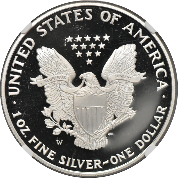 1995 W Proof American Silver Eagle NGC PF-69 Ultra Cameo
