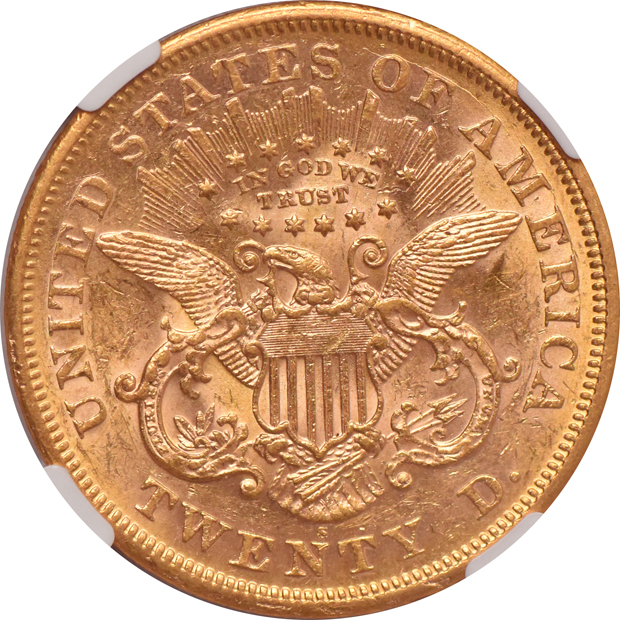 1870-S NGC AU-58