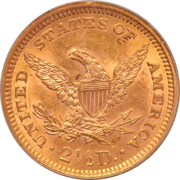 1861 New Reverse - Type II PCGS MS-61