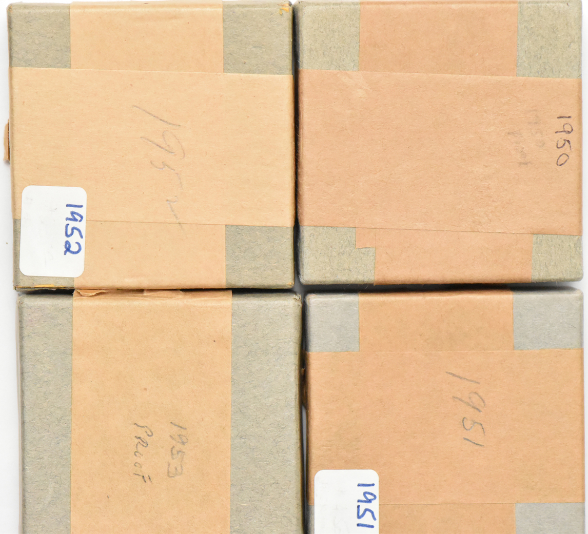 1950, 1951, 1952, and 1953 Proof Sets