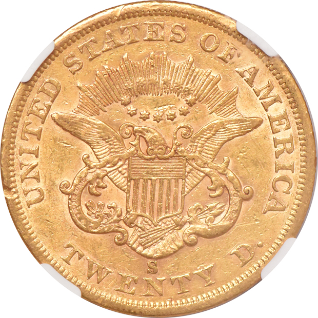 1863-S NGC AU-53