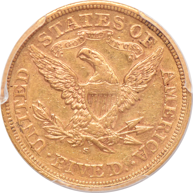 1872-S PCGS AU-55