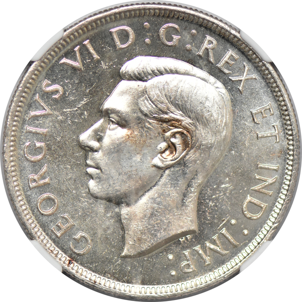 Canada - 1946 50C PCGS MS-64, and a 1946 $1 NGC MS-63