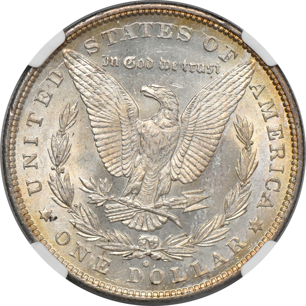 1880-O NGC, and an 1896-O PCGS, both AU-58