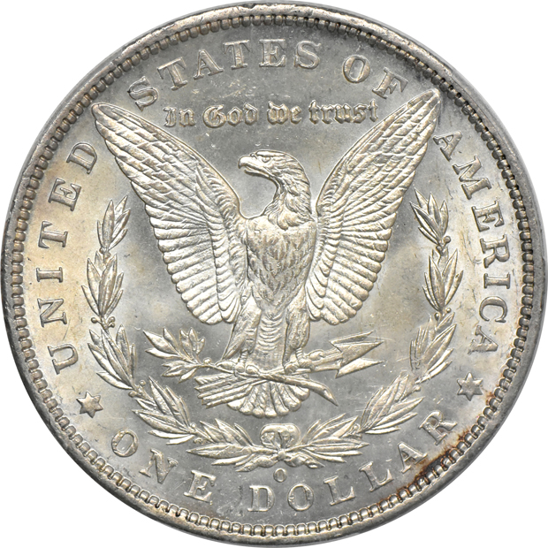 1880-O NGC, and an 1896-O PCGS, both AU-58