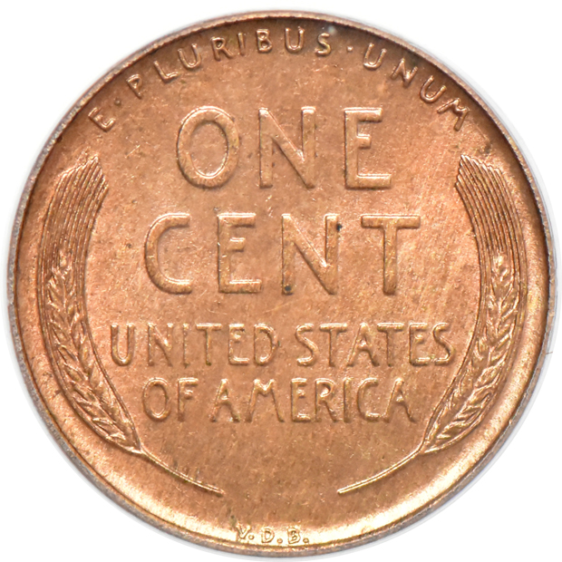 1909-S VDB Lincoln PCGS MS-64RD