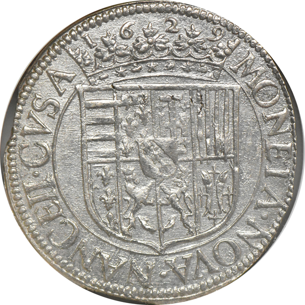 France - 1629 Lorraine teston - NGC MS-63
