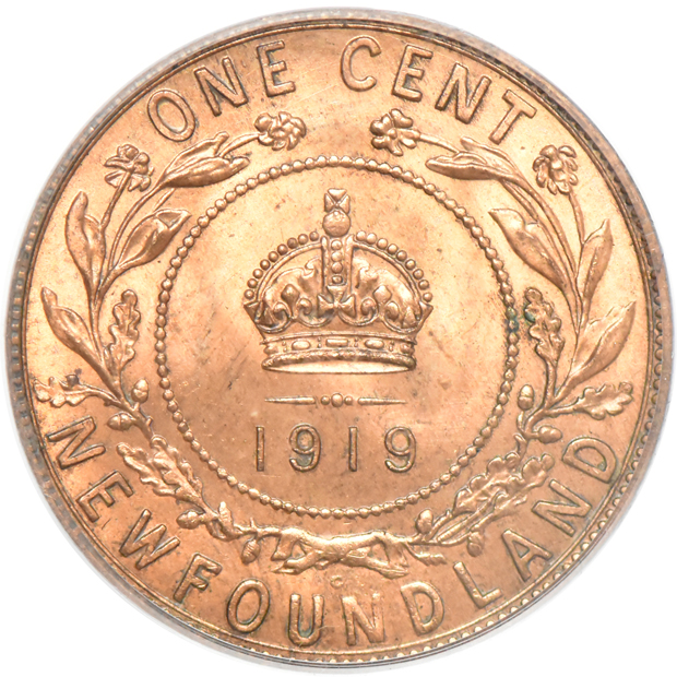 Canada - Newfoundland - 1919-C 1C - PCGS MS-64RD (green label)