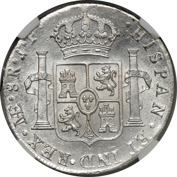 Peru - 1805-LIMA JP 8 reales - NGC MS-62