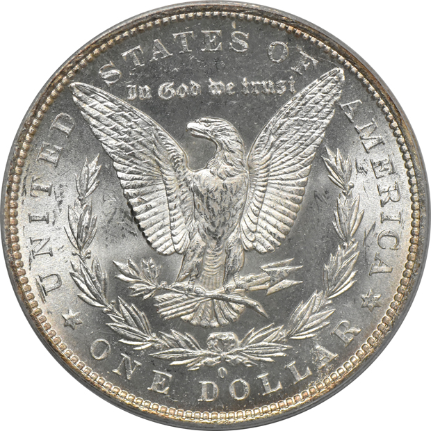 1879-O PCGS MS-63 (green label) CAC
