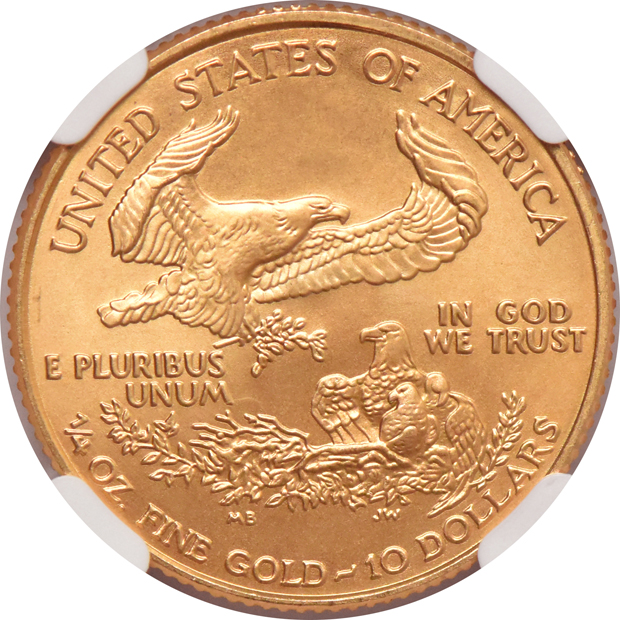 2001 1/4oz Gold American Eagle NGC MS-70