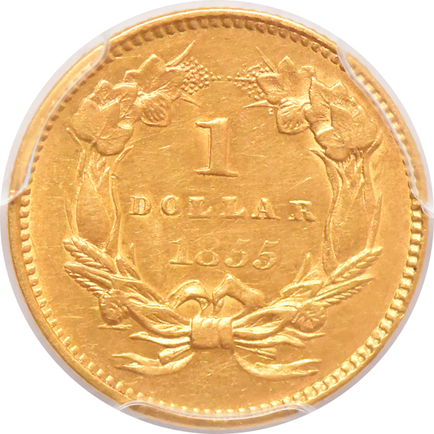 1855 PCGS AU-55