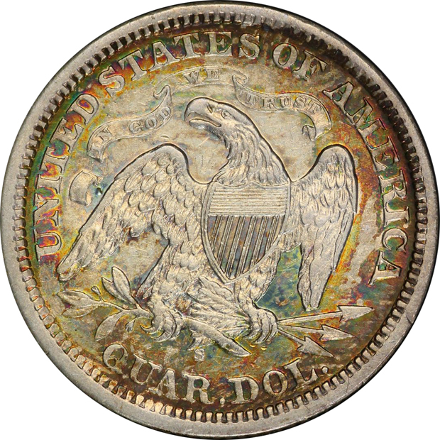 1871-S PCGS AU details/cleaned