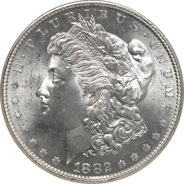 1881-S PCGS, and an 1882-S NGC, both MS-66