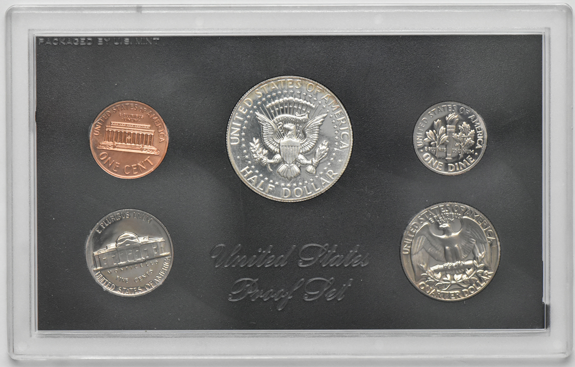 1970 no "S" dime Proof Set