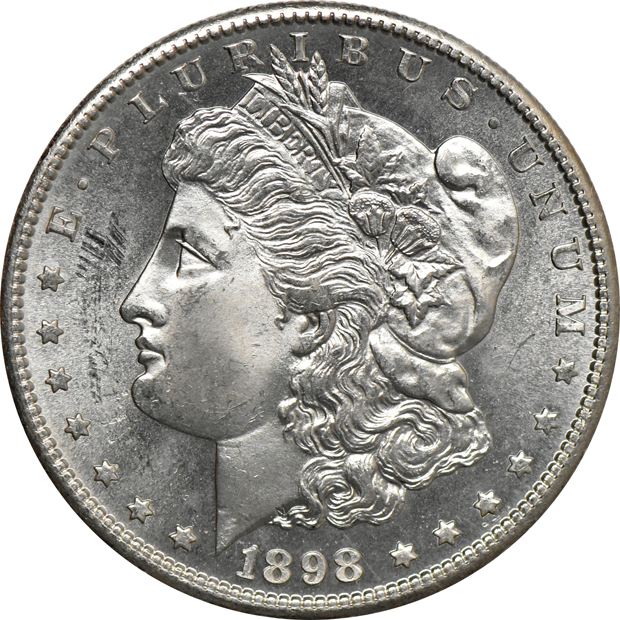 1890-CC AU, and an 1898-S BU