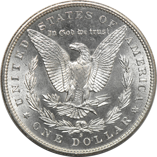 1890-CC AU, and an 1898-S BU