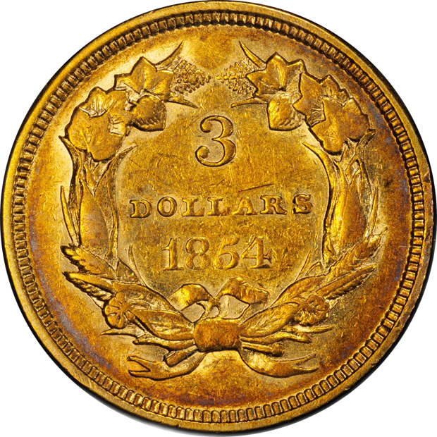 1854 PCGS AU-50